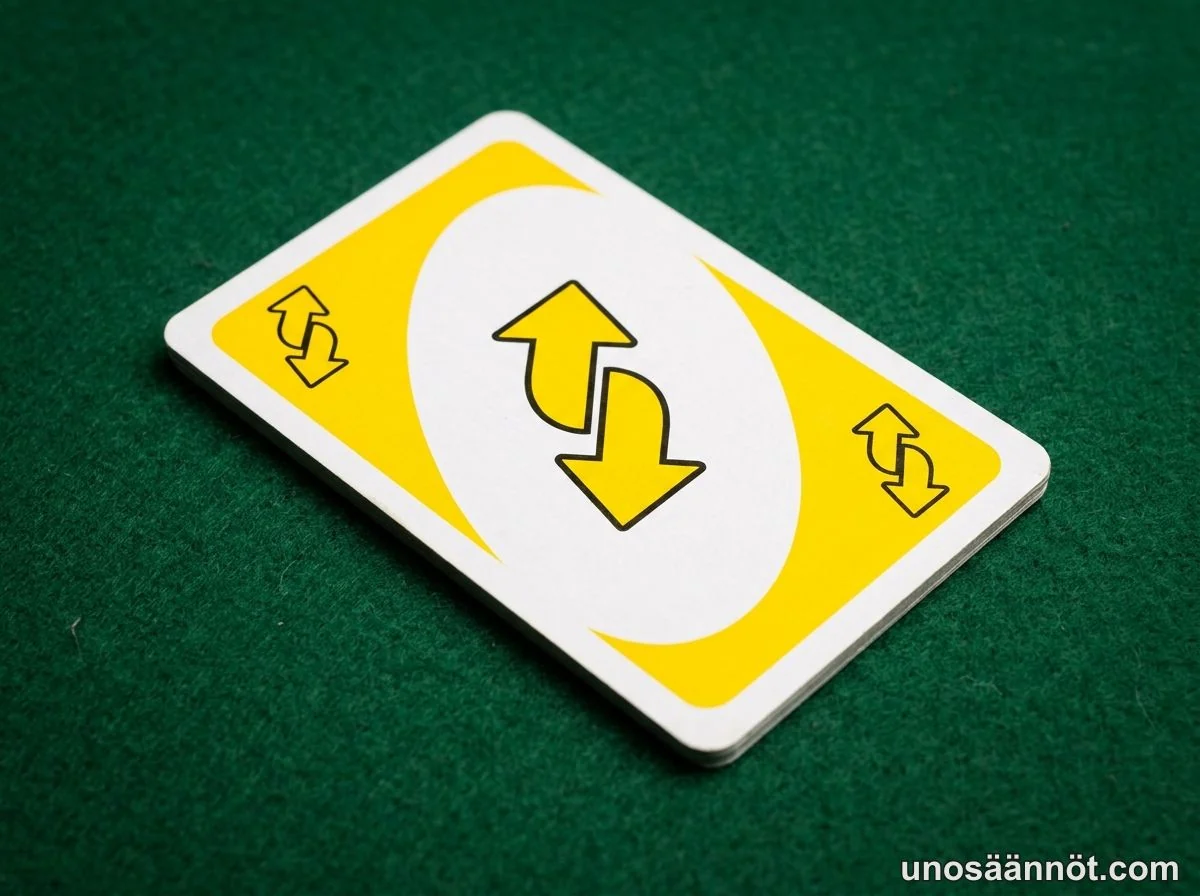 UNO Suunnanvaihto (Reverse) -kortti